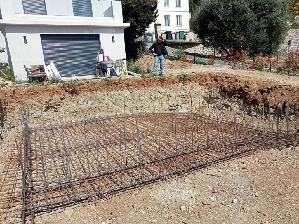 Gros oeuvre béton armé ferraillage Alpes-Maritimes - Teocarol Construction